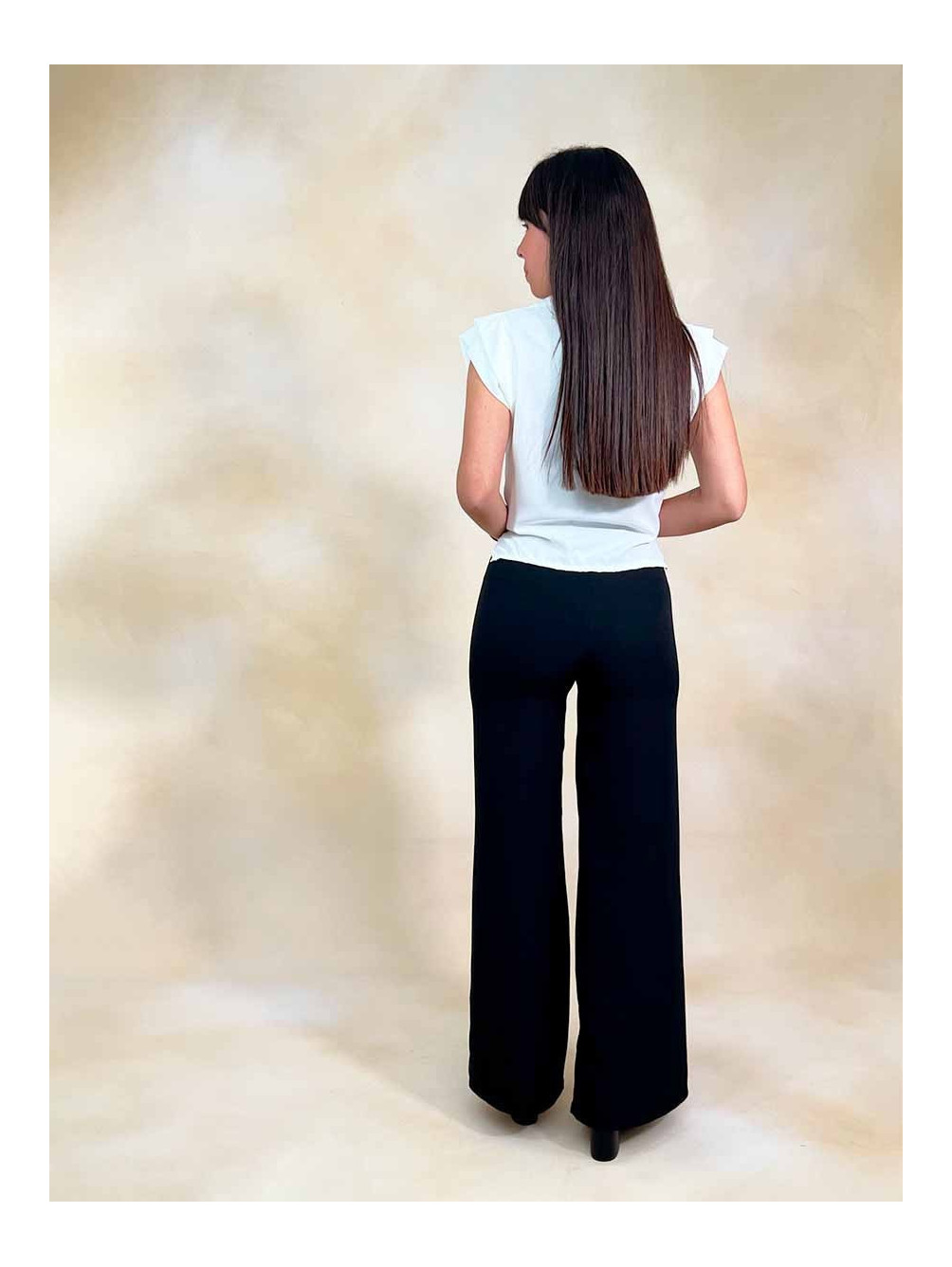 Pantalón Recto Clásico, Pantalón Cómodo Mujer, Pantalón para Mujer, Mariquita Trasquilá