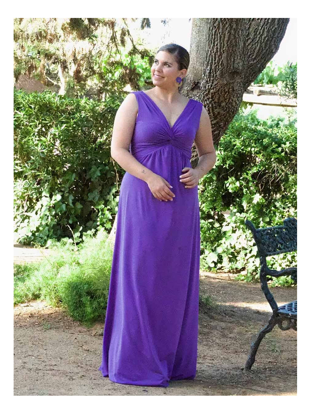 Vestido Nudo Adria, Vestido para Invitada de Boda de Noche, Vestido para Puesta de Largo, Mariquita Trasquilá