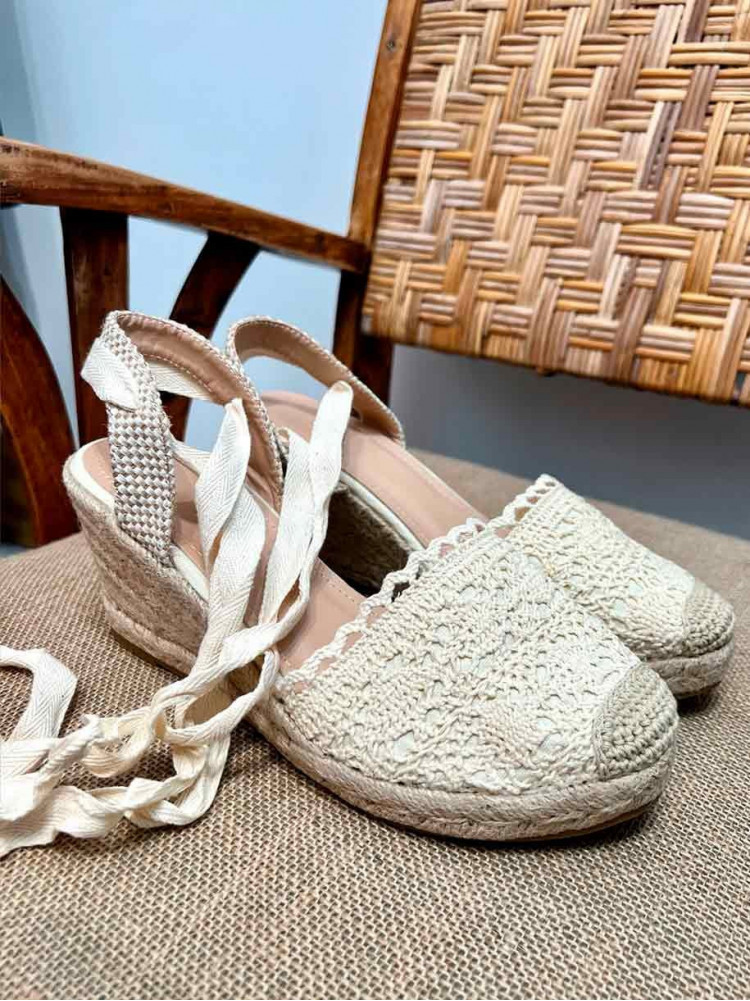 ESPADRILLES EN CROCHET