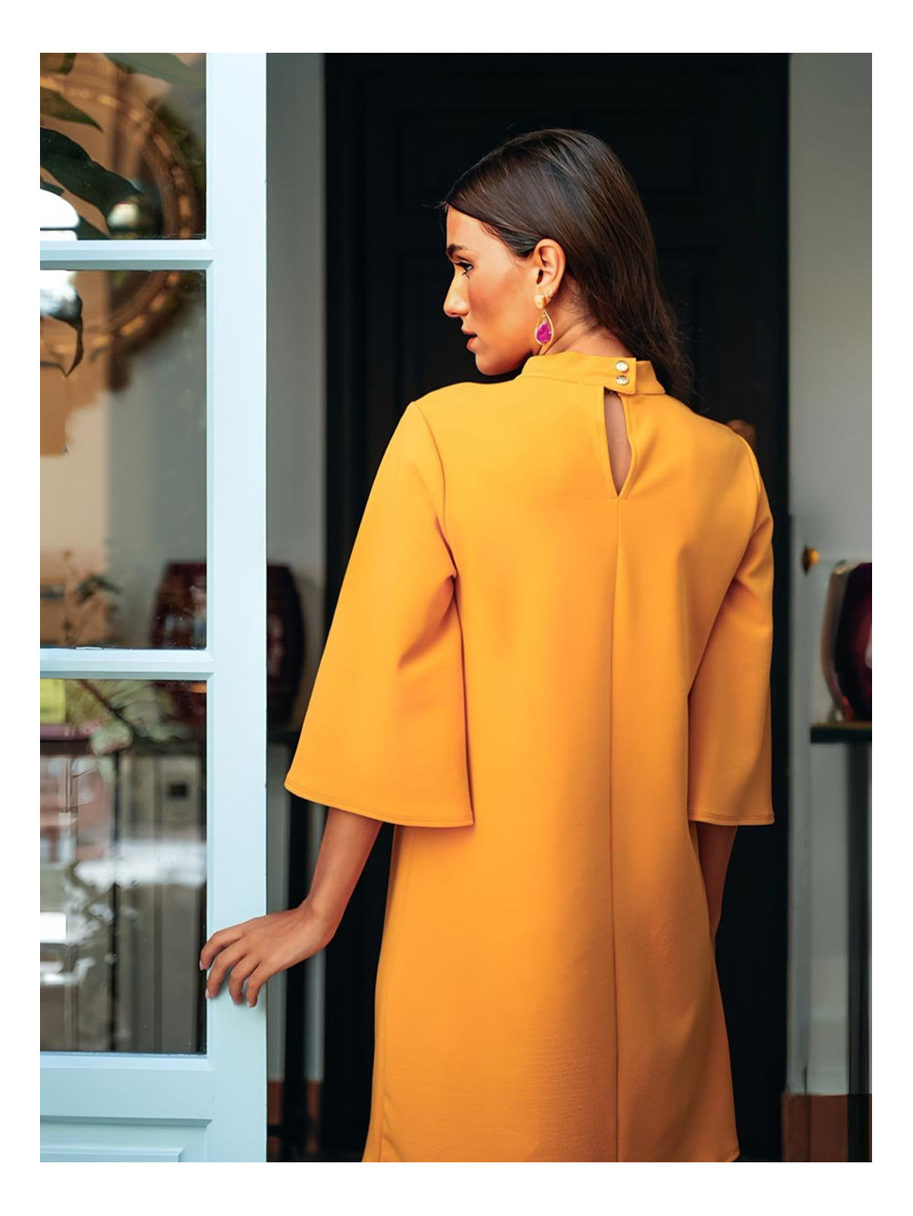 ROBE D`AUTOMNE CACAO - 4