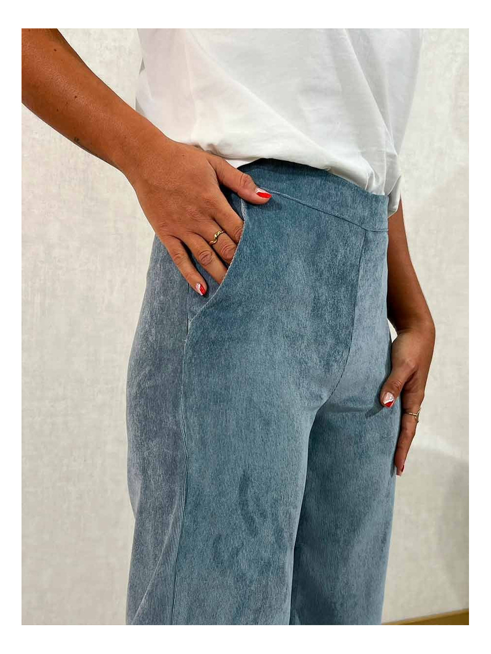 Pantalón Micropana Jeune, Pantalones de Mujer, Pantalones de Pana, Mariquita Trasquilá