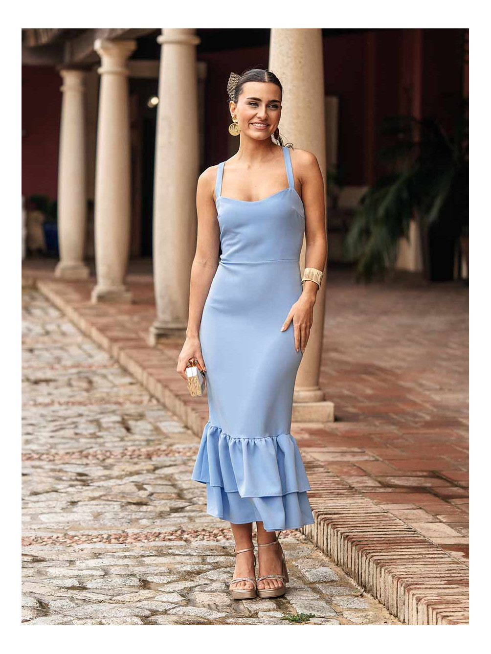 Vestido Callejuela, Vestido De Fiesta, Vestido de Invitada, Mariquita Trasquilá