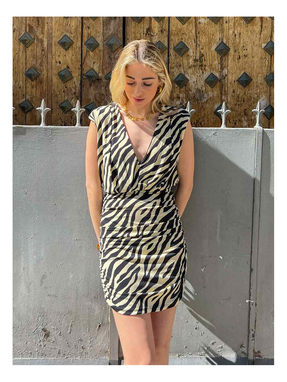 VESTIDO SUMMER CHIC ANIMAL - 1