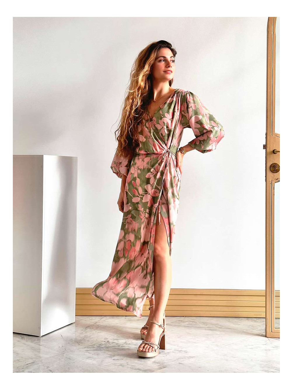ROBE FLORAL PAREO - 2