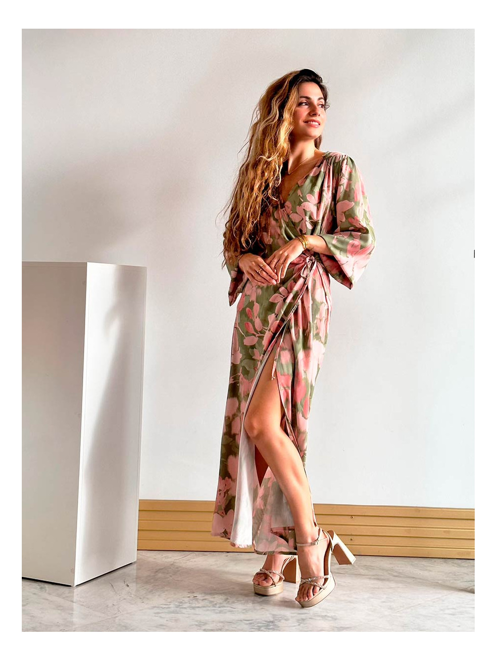 ROBE FLORAL PAREO - 3