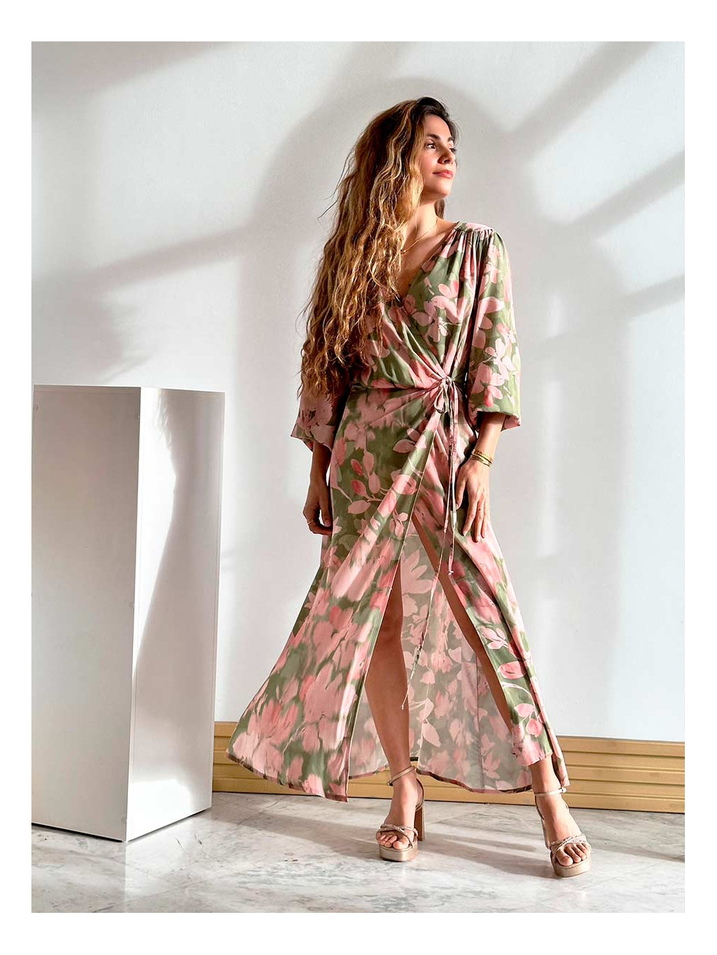 ROBE FLORAL PAREO - 1