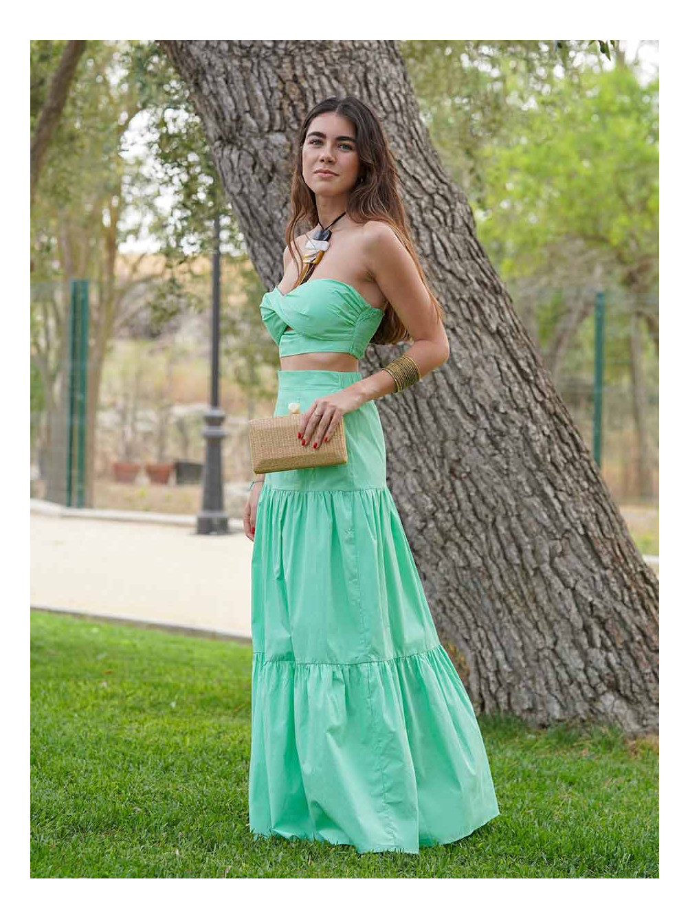 Conjunto Salseo, Conjunto Mujer Verde, Conjunto Mujer, Mariquita Trasquilá