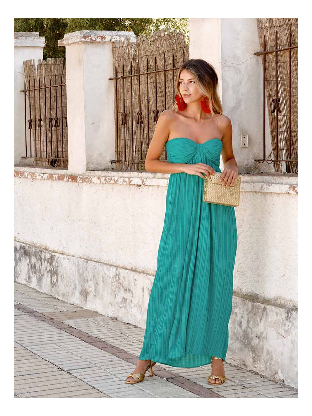 Vestido Aurora, Vestido Plisado, Vestido de Verano, Mariquita Trasquilá