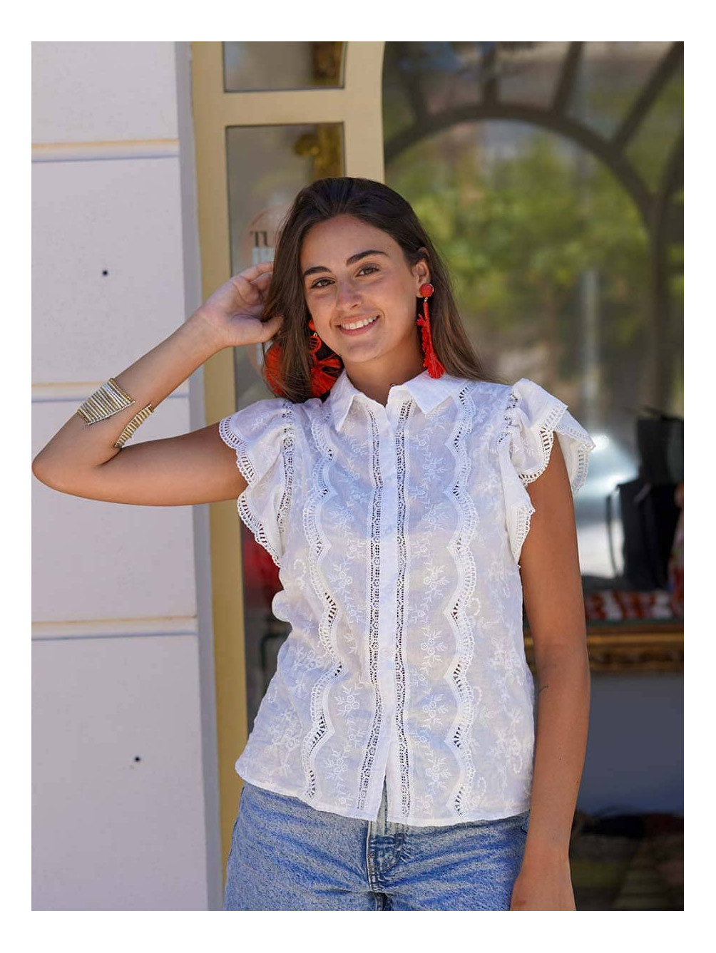 Camisa Yucatán, Camisa Blanca, Camisa Ligera, Mariquita Trasquilá