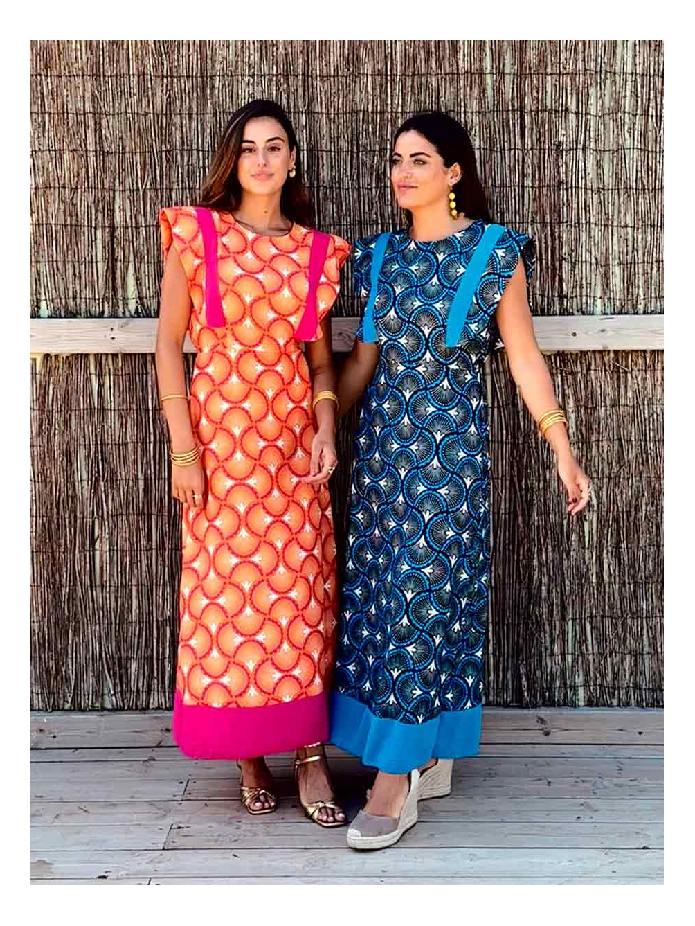 Vestido El Puerto, Vestido Midi, Vestido Estampado, Mariquita Trasquilá