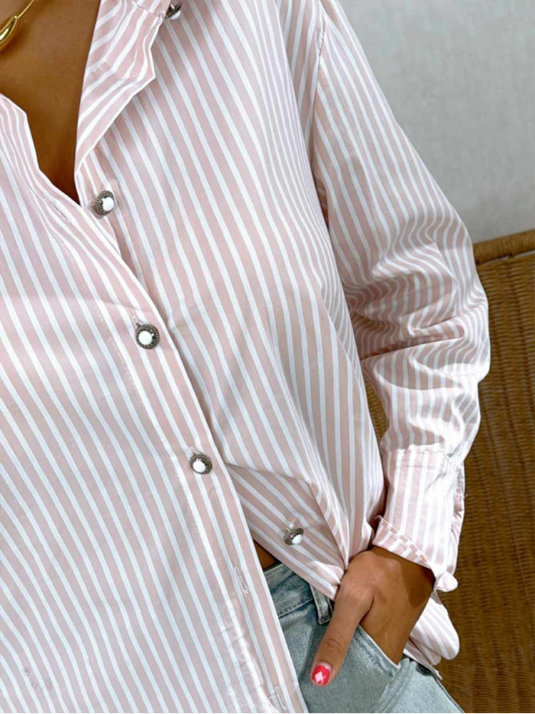 CAMICIA RAYAS OVERSIZE