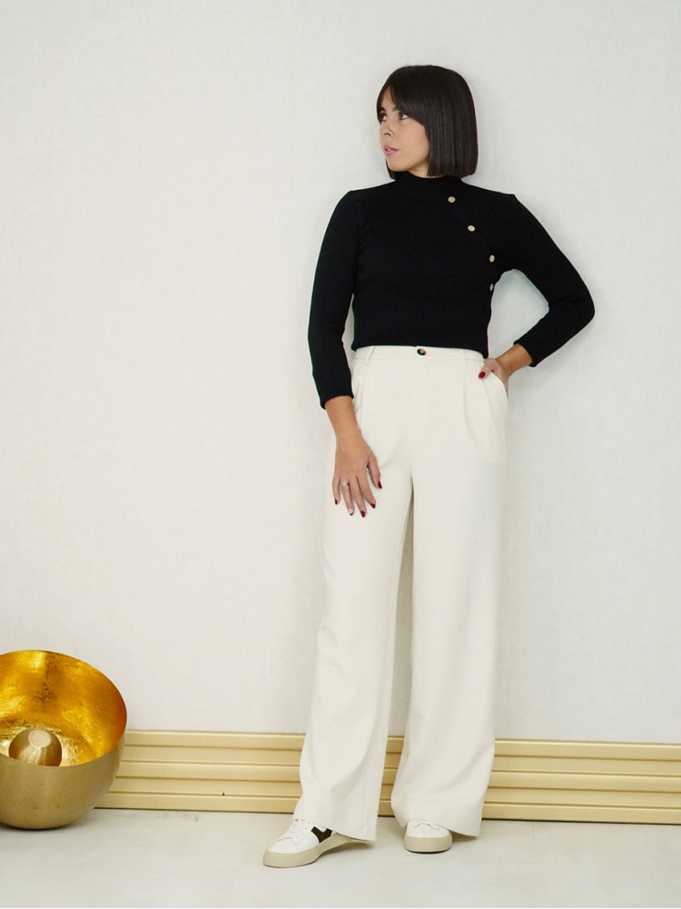 PANTALON CLÁSICO BEIGE