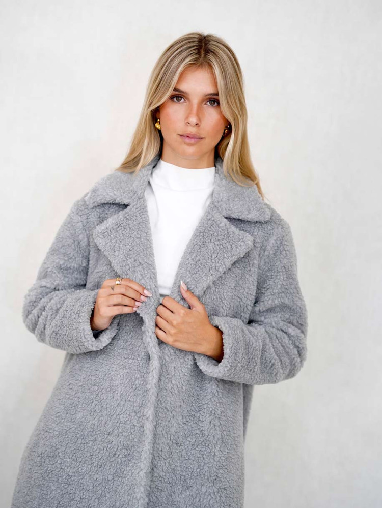 MANTEAU TEDDY LARGO