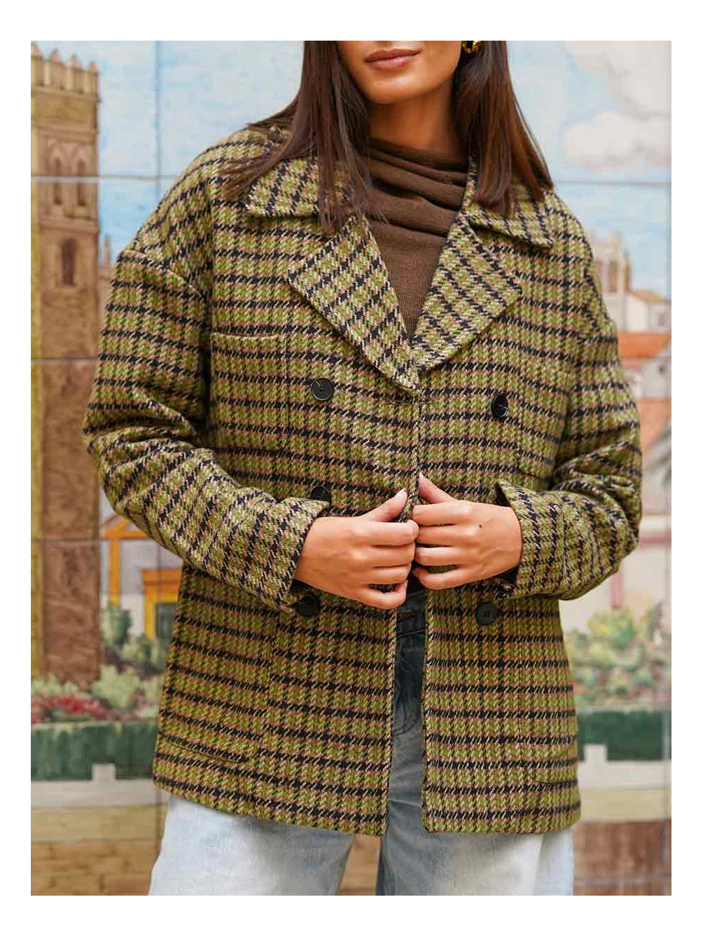 Chaqueta Cuadros Tartán, Blazer Verde, Americana Verde, Mariquita Trasquilá