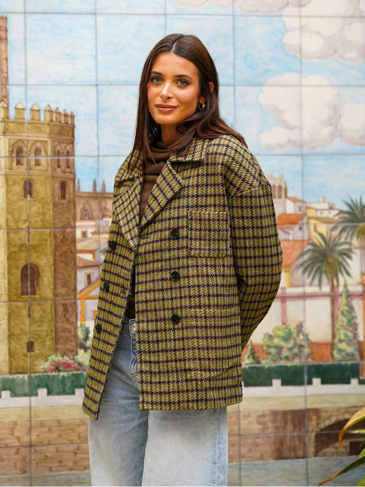 CHAQUETA CUADROS TARTAN