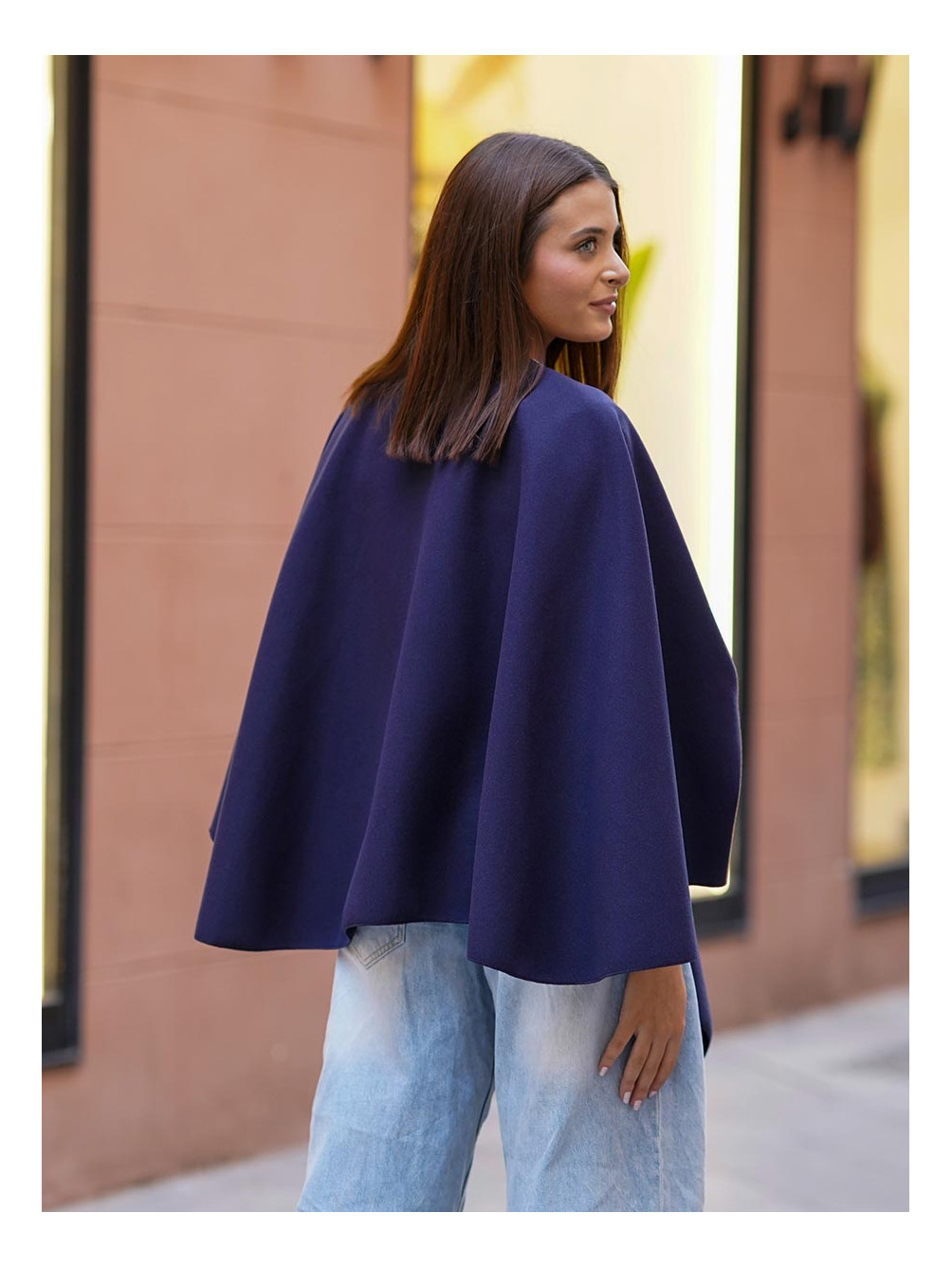 Capa Angel, Poncho Azul, Capa Azul Mujer, Mariquita Trasquilá